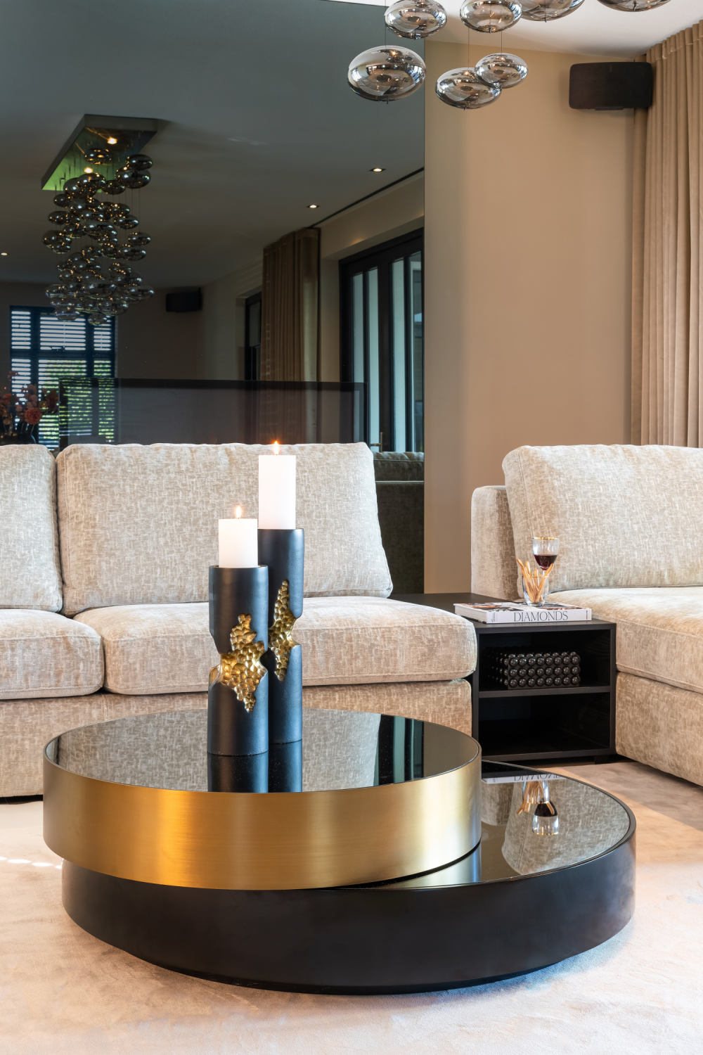 Double Round Coffee Table | Oroa.com