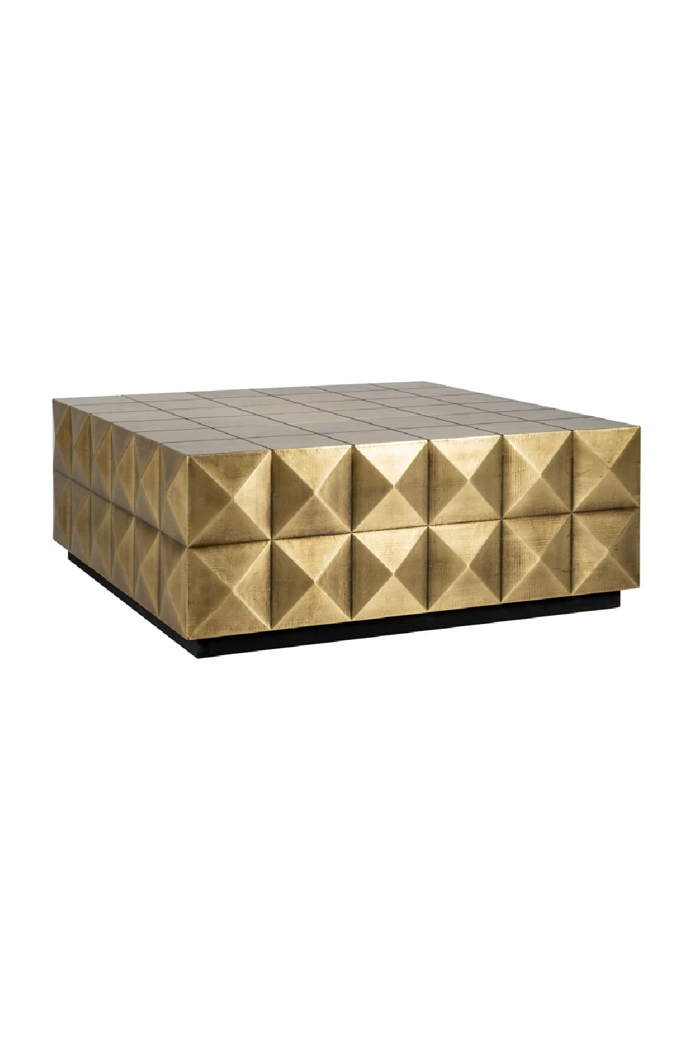 Gold Faceted Coffee Table | Oroa.com