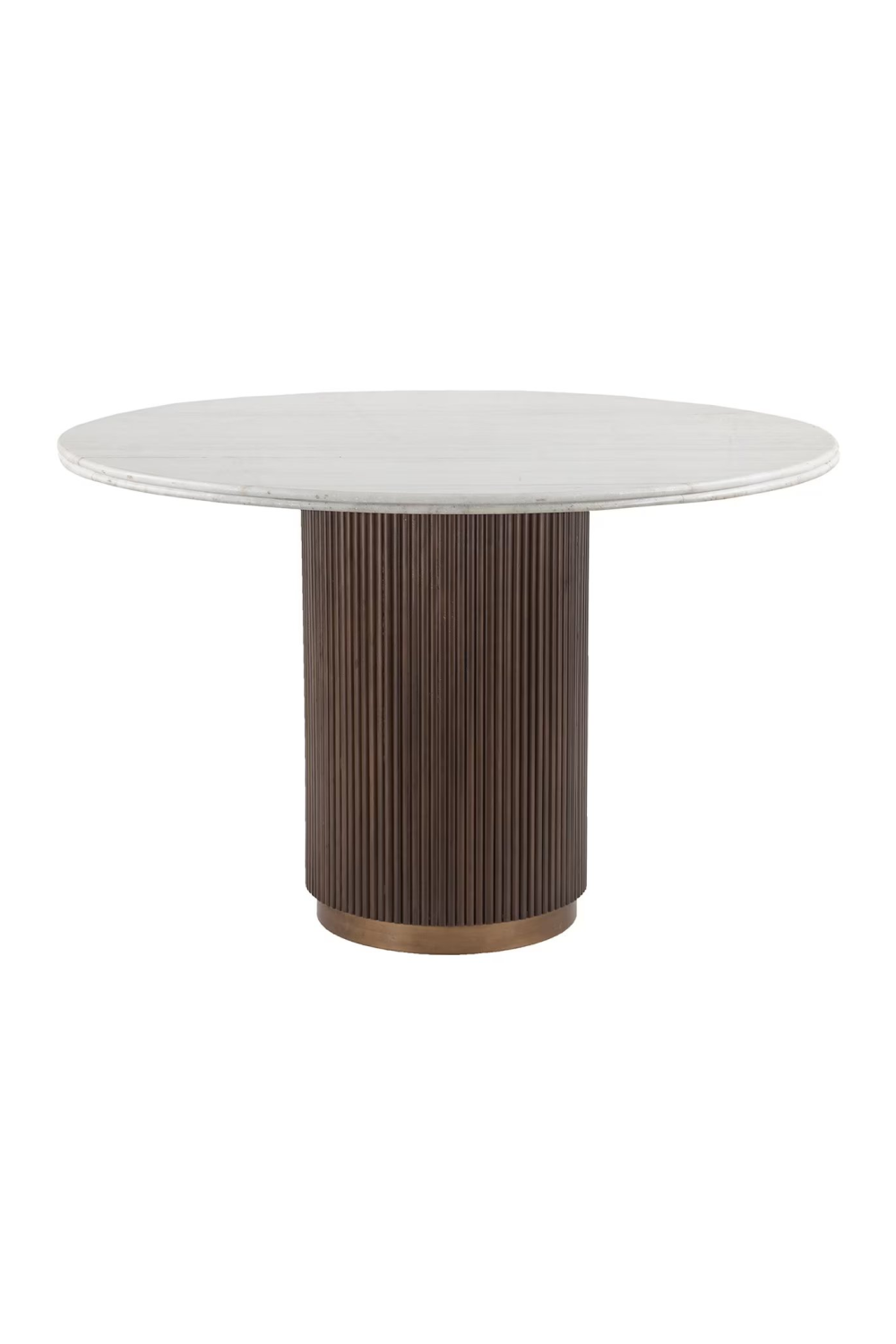 Round Marble Pedestal Dining Table | Oroa.com