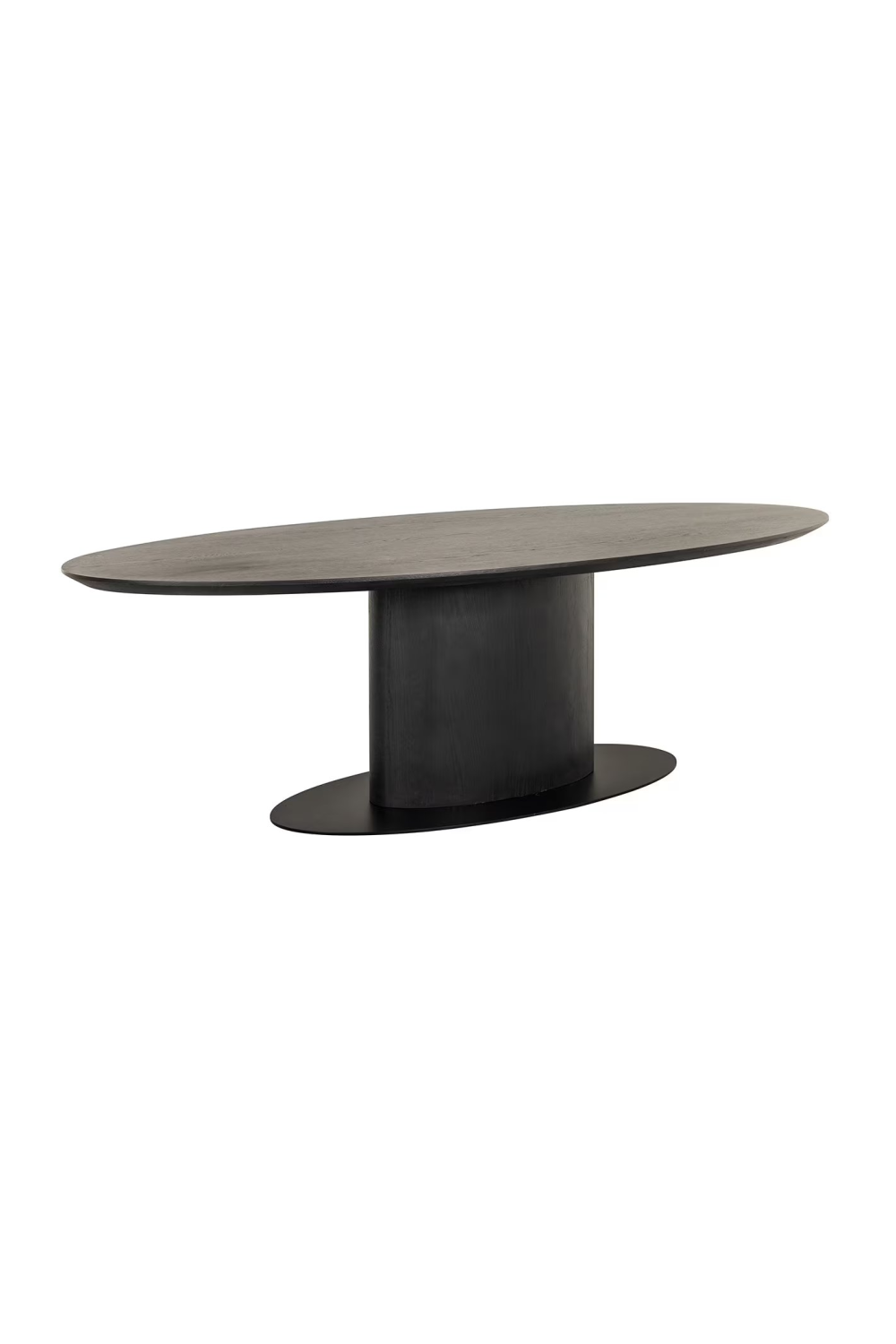 Brown Wooden Oval Dining Table | Oroa.com