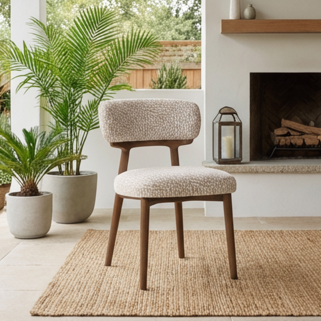 Wood Framed Dining Chairs (2) | Oroa.com