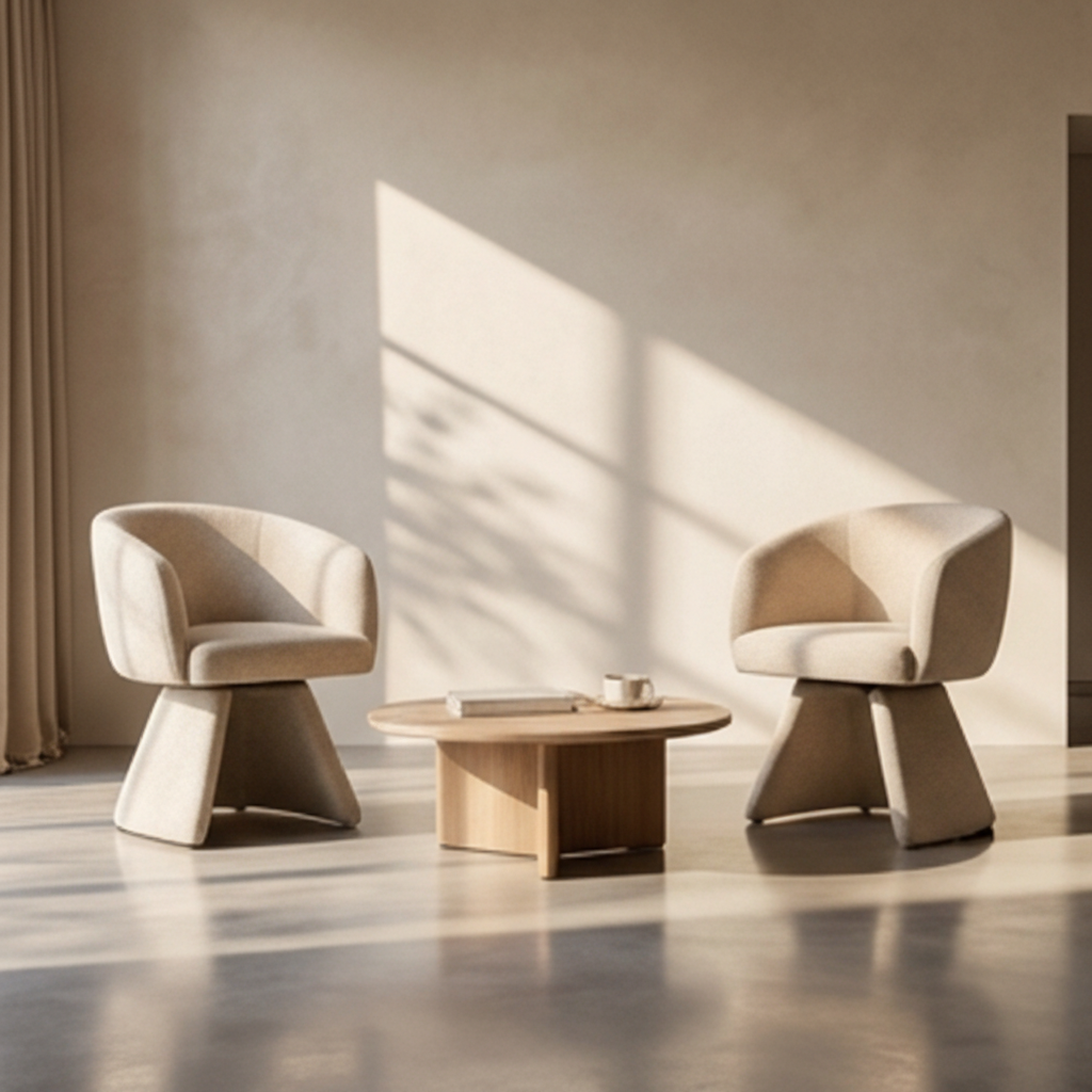 Conical Base Swivel Dining Chair | Oroa.com