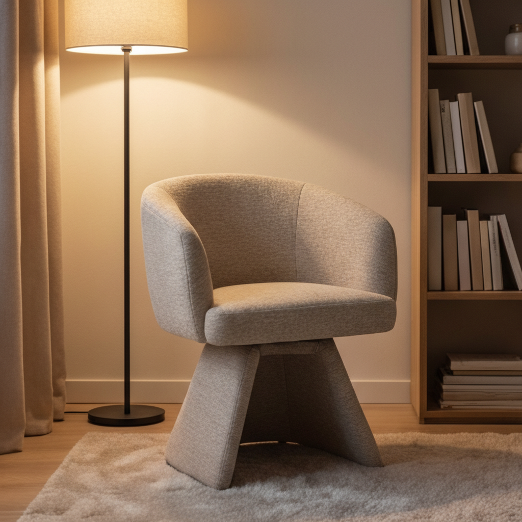 Conical Base Swivel Dining Chair | Oroa.com