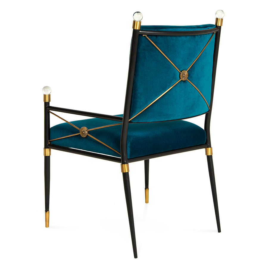 Velvet Accent Armchair | Jonathan Adler Rider | Oroa.com
