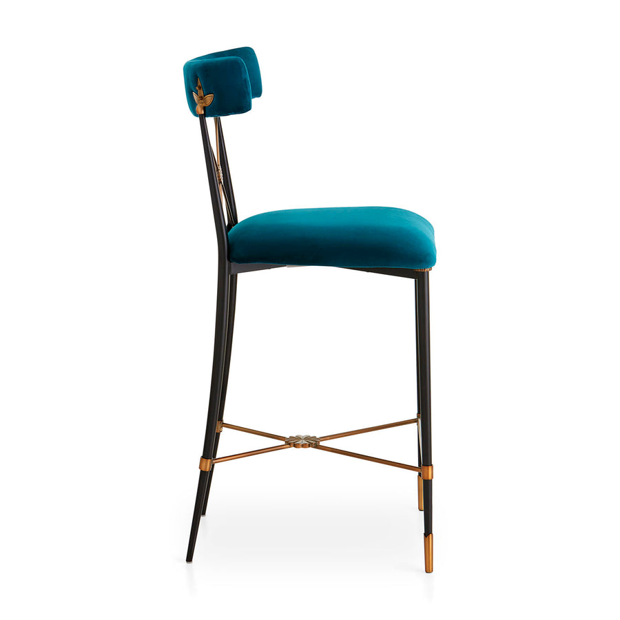 Velvet Counter Stool | Jonathan Adler Rider | Oroa.com