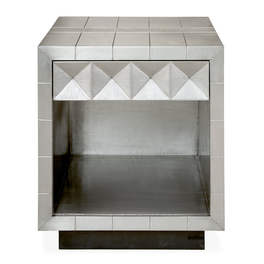 Nickel-Plated Bedside Table | Oroa.com