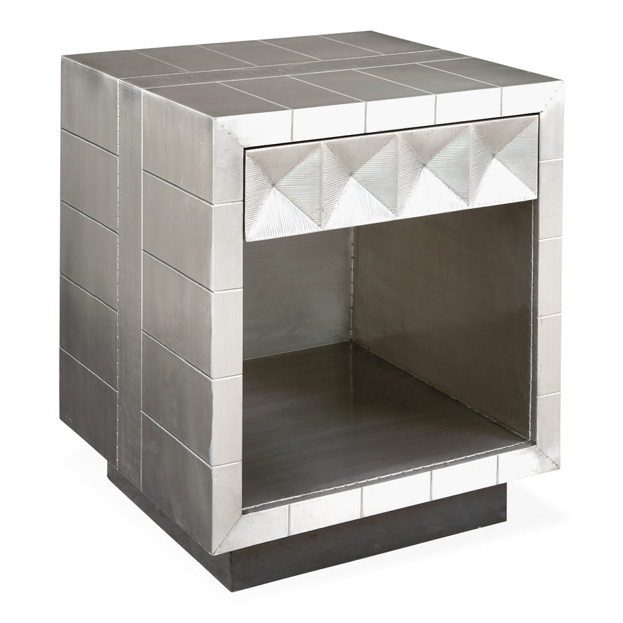 Nickel-Plated Bedside Table | Oroa.com