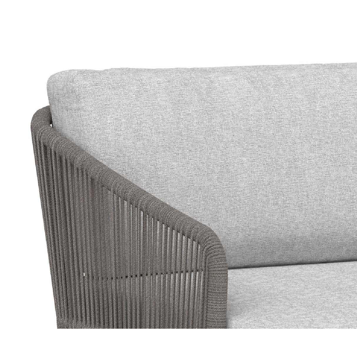 Modern European furniture - Gray Rope Outdoor Sofa - www.oroa.com | Oroa.com