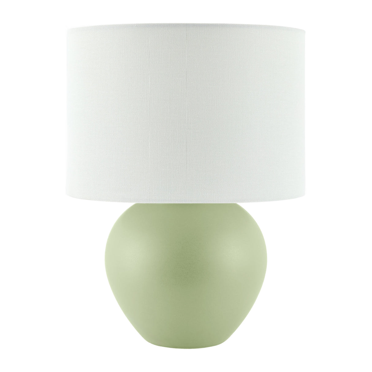 White Linen Ceramic Table Lamp | Oroa.com