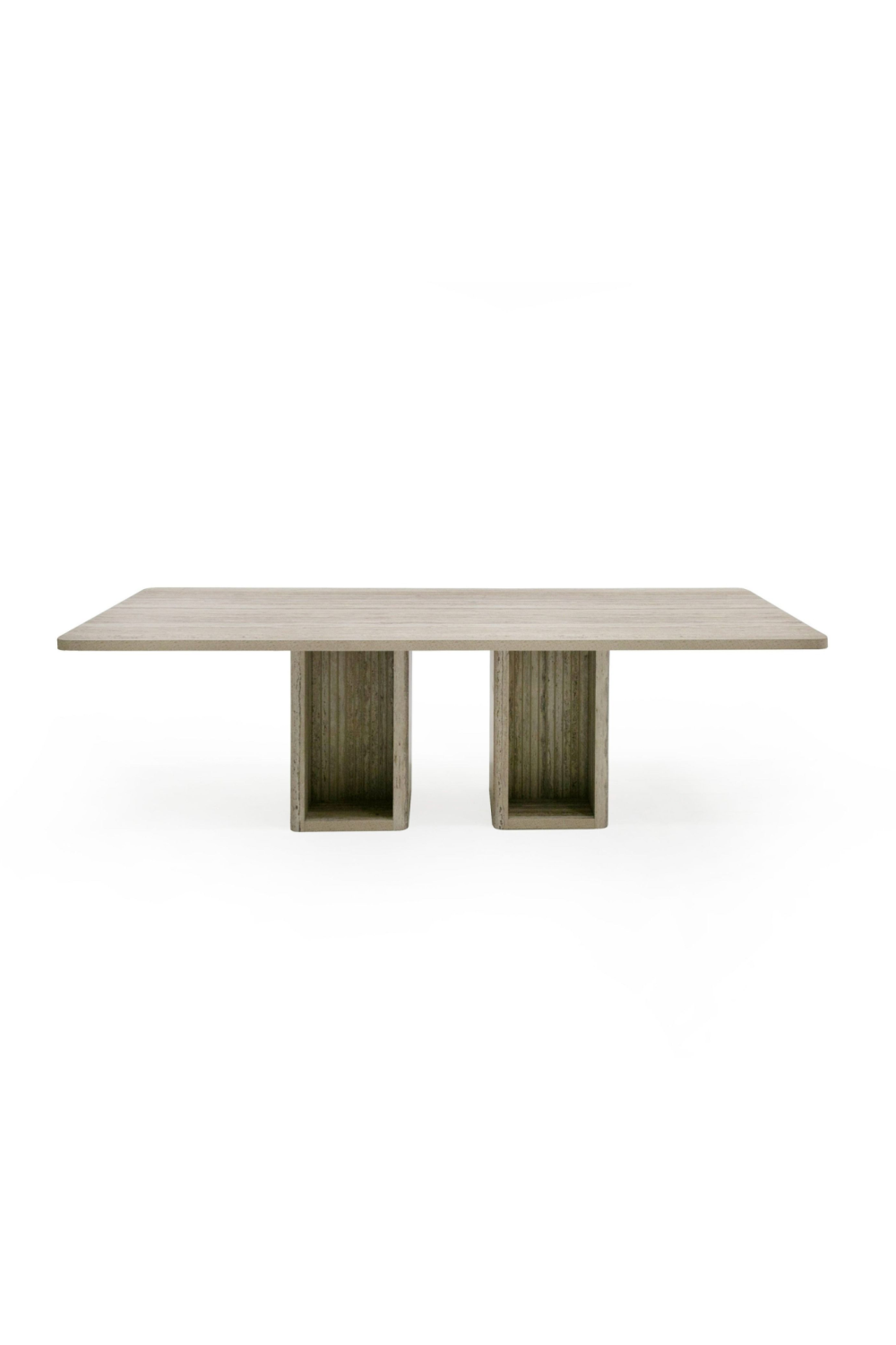 Rectangular Travertine Dining Table | Oroa.com