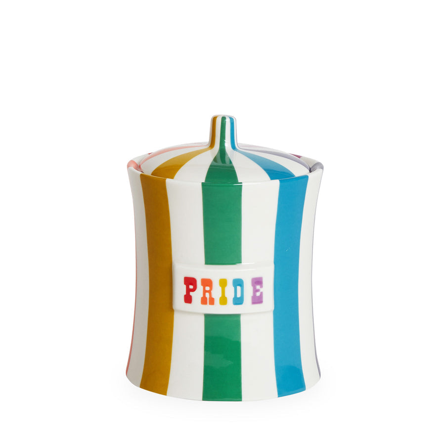 Multicolored Porcelain Canister | Jonathan Adler Vice Pride | Oroa.com