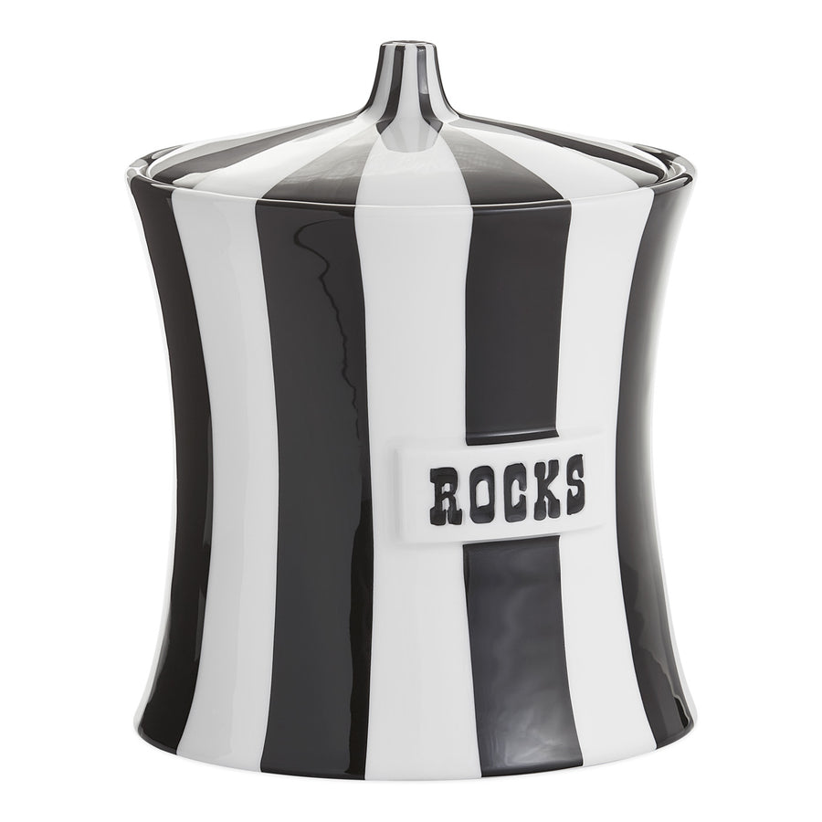 Glazed Porcelain Ice Bucket | Jonathan Adler Vice Rocks | Oroa.com
