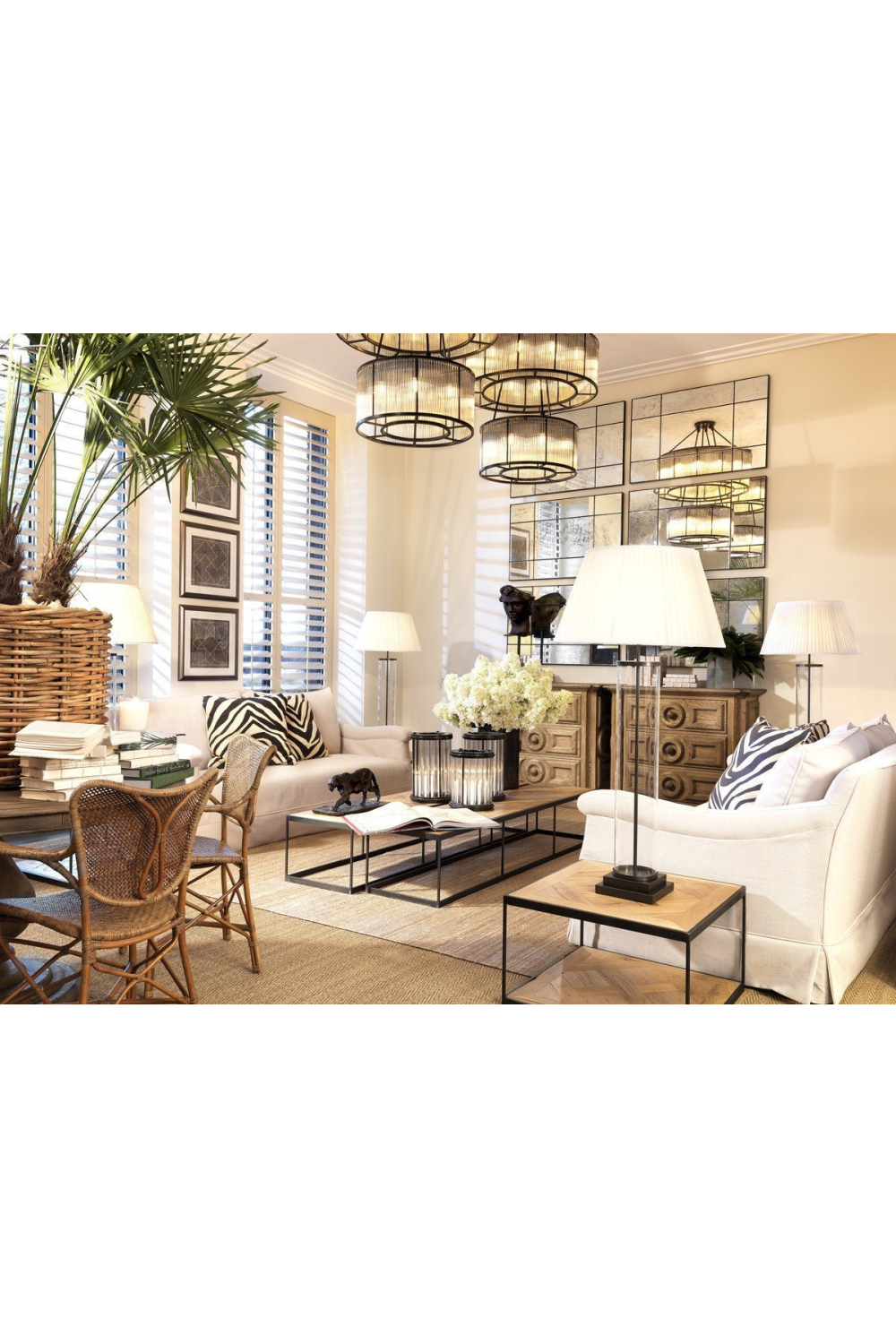 Glass Chandelier | Eichholtz Bernardi | OROA