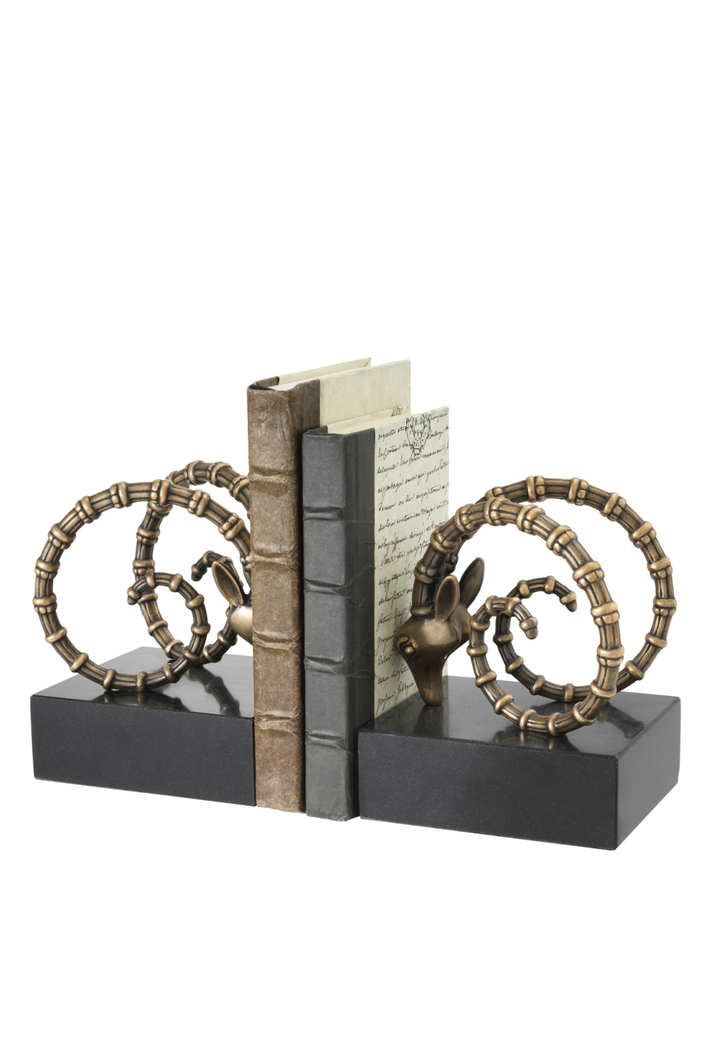 Brass Ibex Bookends | Eichholtz | OROA