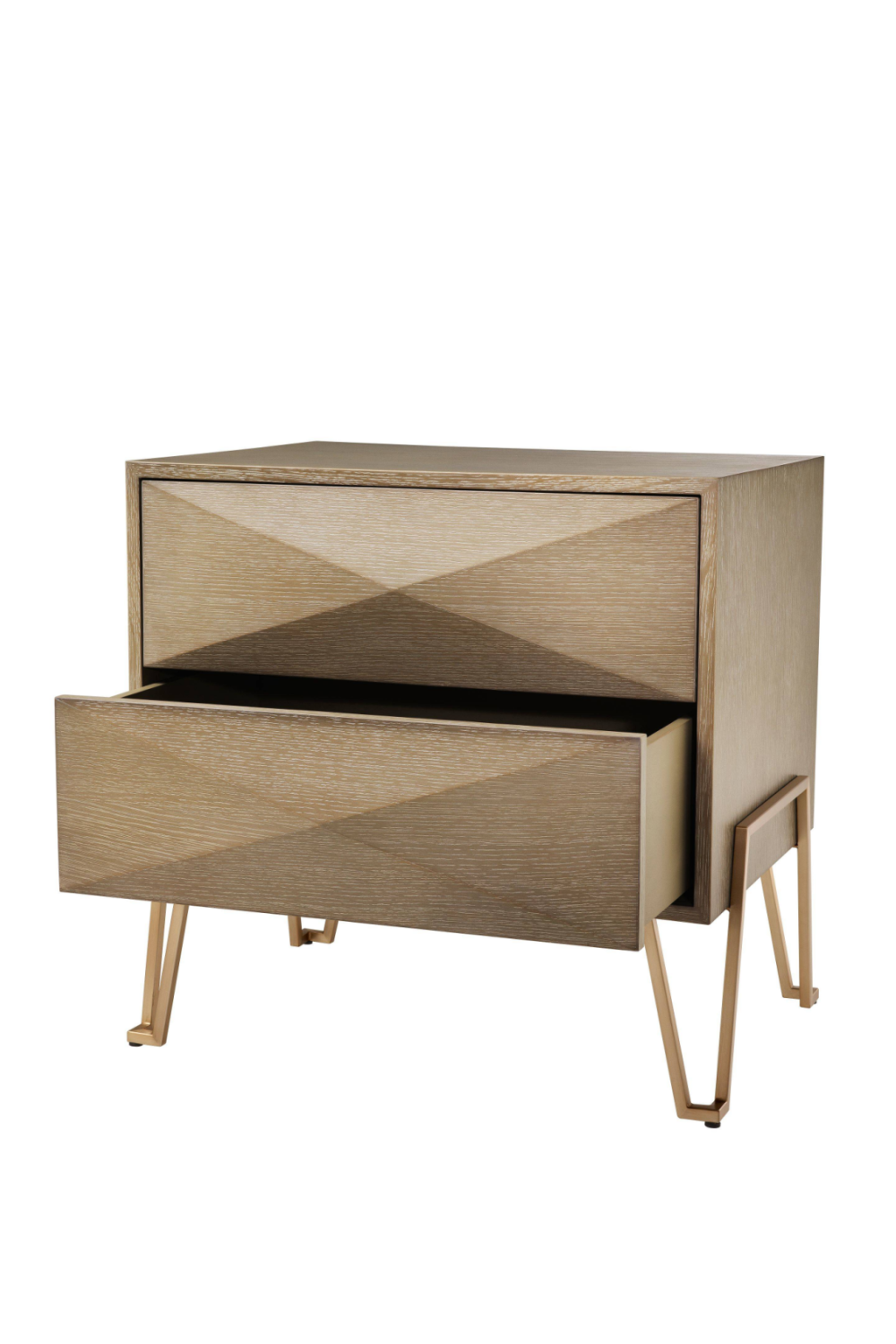 2 Drawer Hairpin Nightstand | Eichholtz Highland | OROA