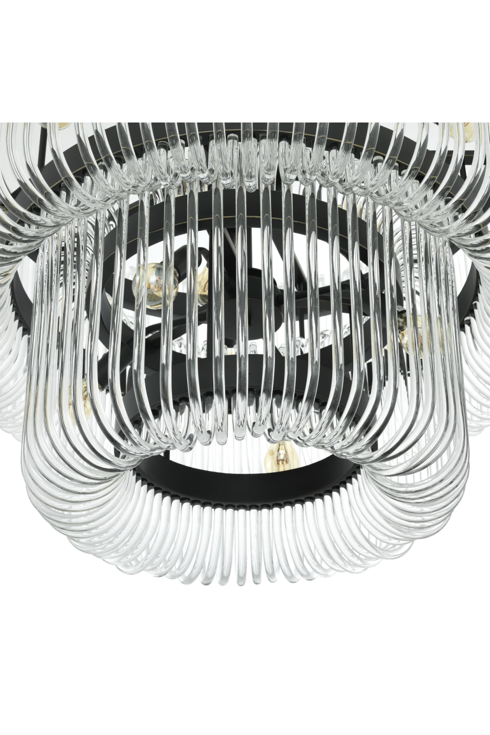 2 Tier Glass Rod Chandelier | Eichholtz Sutton House | OROA.com