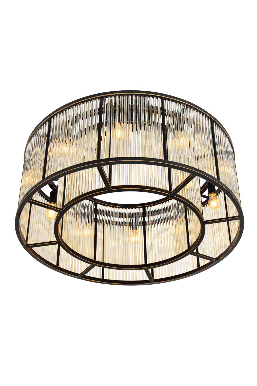 Glass Drum Ceiling Lamp | Eichholtz Bernardi | OROA