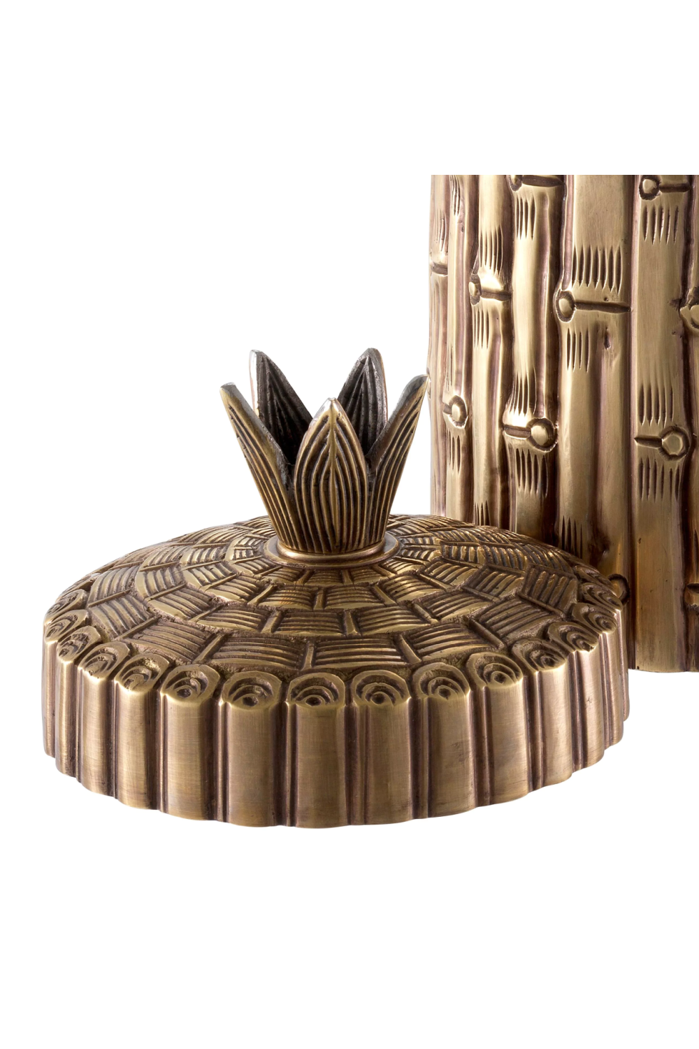 Sculptural Metal Box | Eichholtz Bamboo | Oroa.com