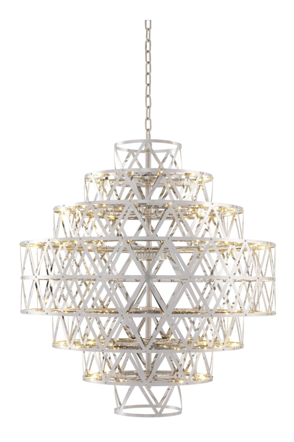 Metal Geometric Chandelier | Eichholtz Clinton | OROA