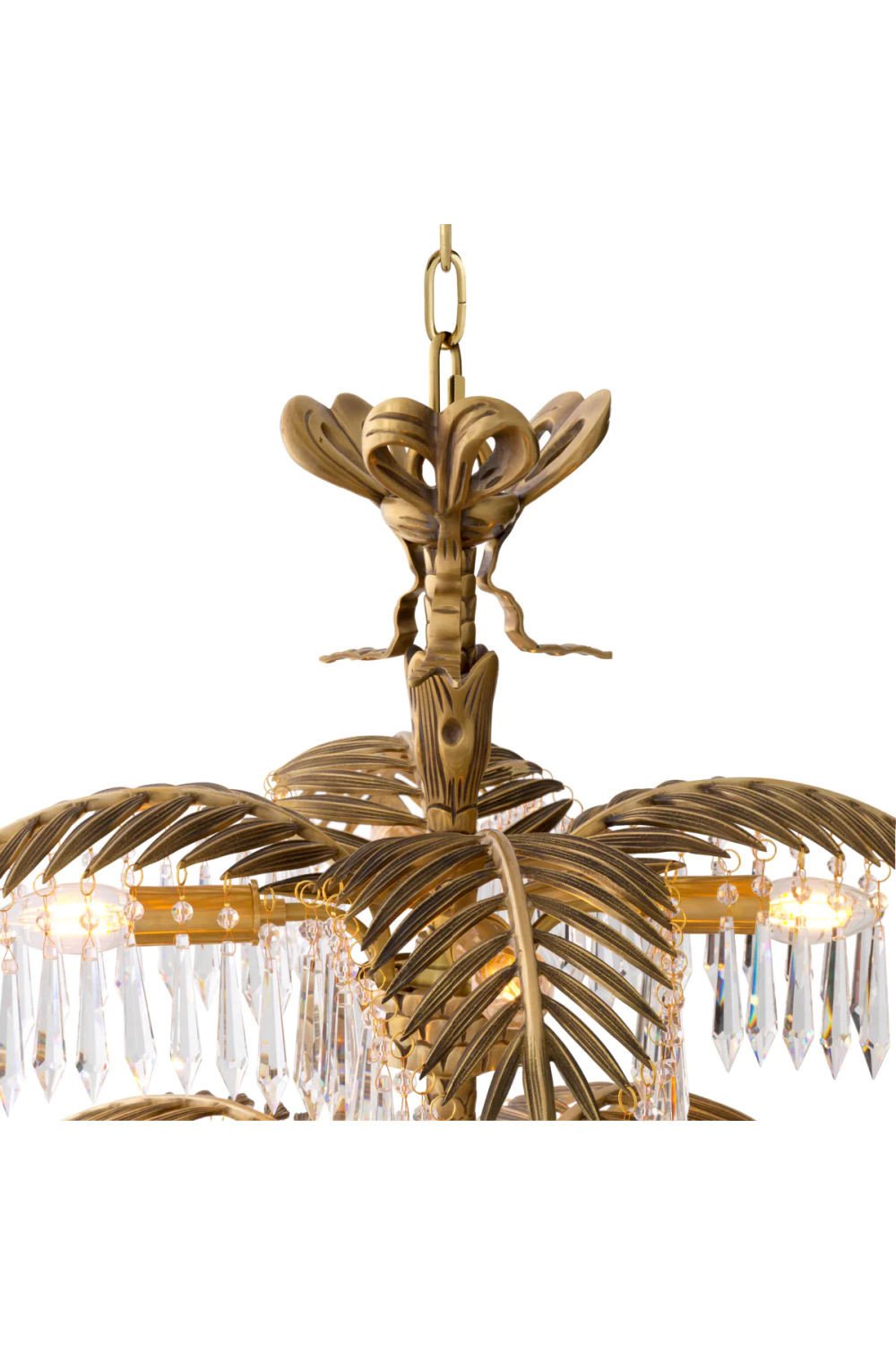 Vintage Brass Crystal Chandelier XL | OROA Imperial | OROA.com