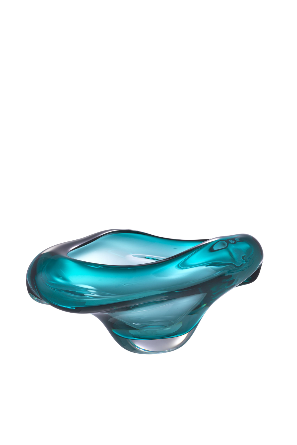 Turquoise Handblown Glass Bowl | Eichholtz Darius | OROA