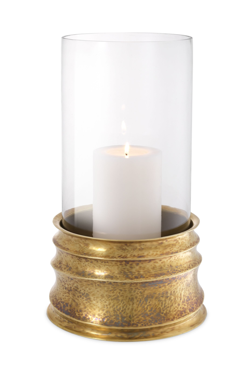 Vintage Brass Candle Holder - Eichholtz Gilardon | OROA.com