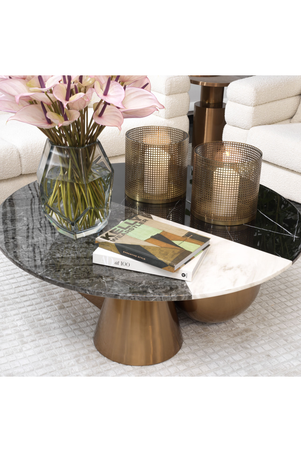 Copper Marble Coffee Table | Eichholtz Tricolori | OROA