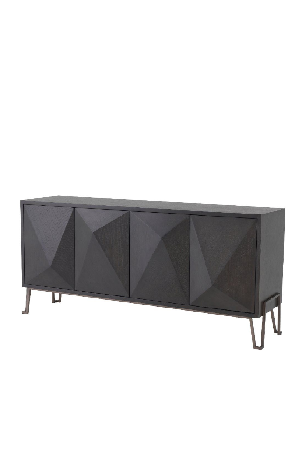 Modern Brown Oak Media/TV Cabinet - Eichholtz Highland | OROA.com