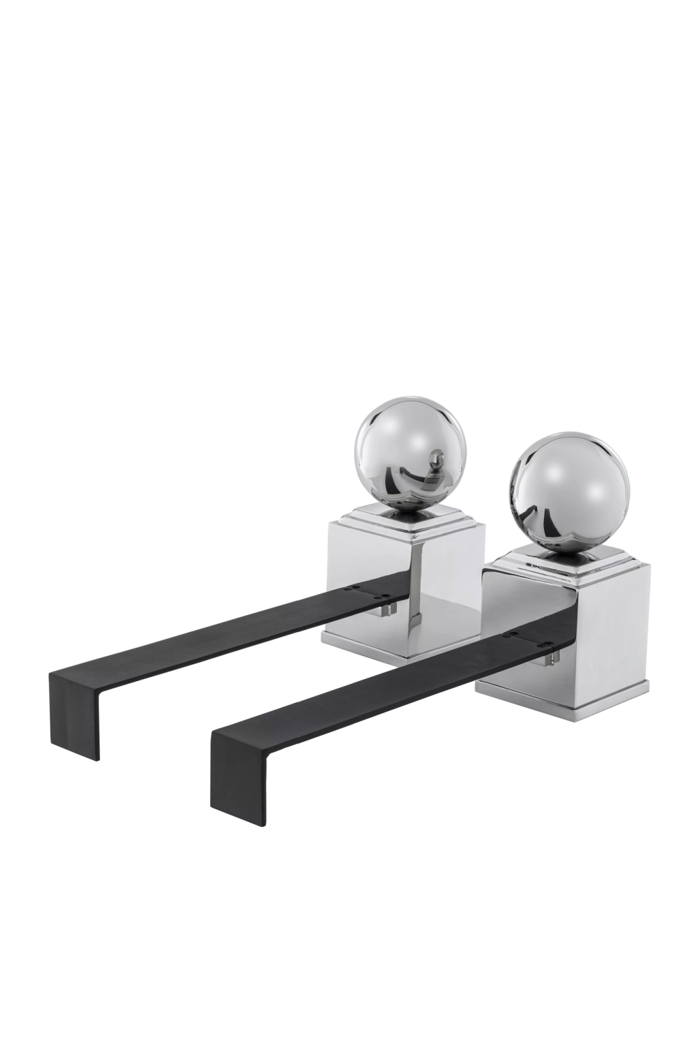 Classic Style Metal Andiron Set (2) | Eichholtz Viviers | OROA.com