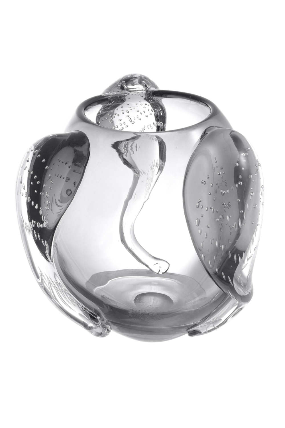 Gray Handblown Glass Vase | Eichholtz Sianluca L | Oroa.com