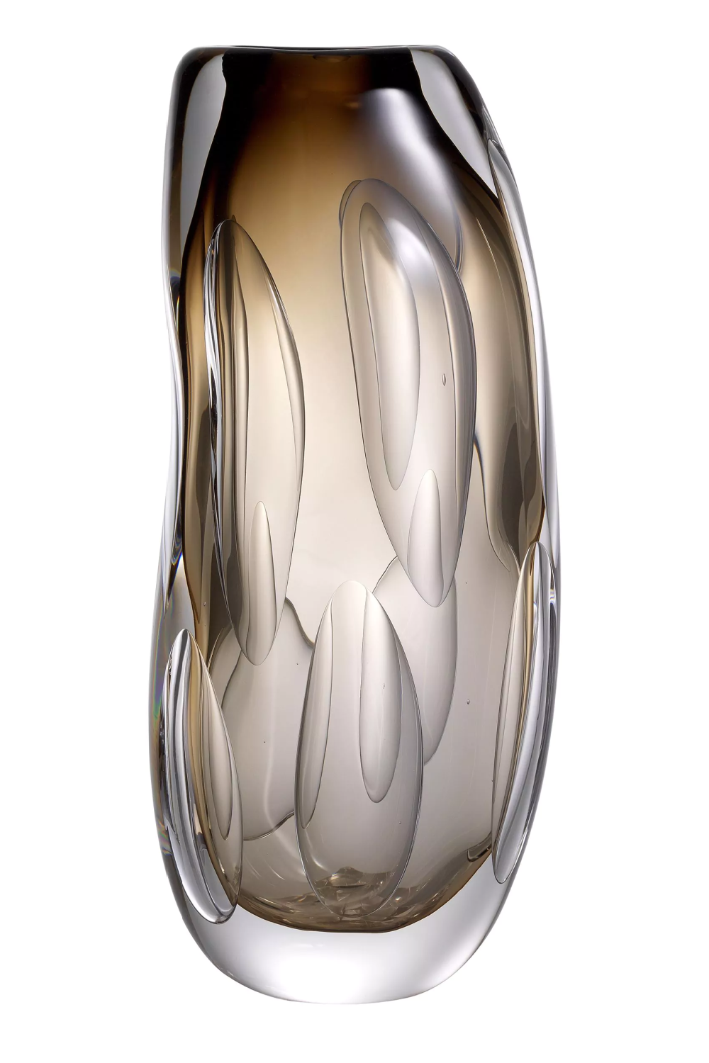 Brown Handblown Glass Vase | Eichholtz Sianni L | Oroa.com