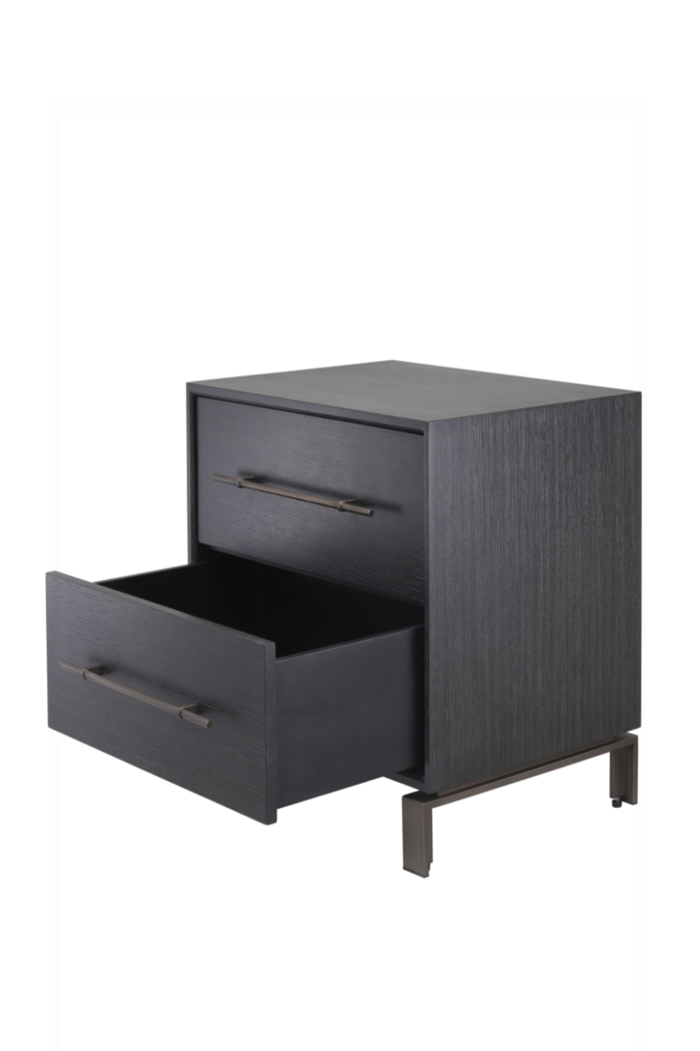 2 Drawer Gray Oak Nightstand | Eichholtz Canova | OROA