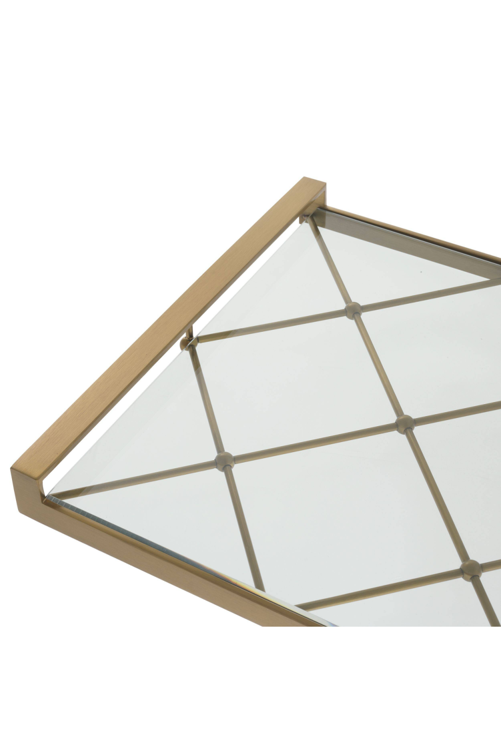Brass Glass Tray | Eichholtz Goa | Oroa.com