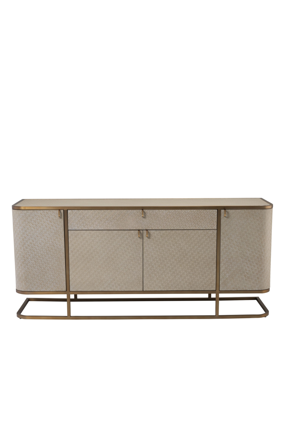 Woven Oak Brass Dresser | Eichholtz Napa Valley | Eichholtz Retailer