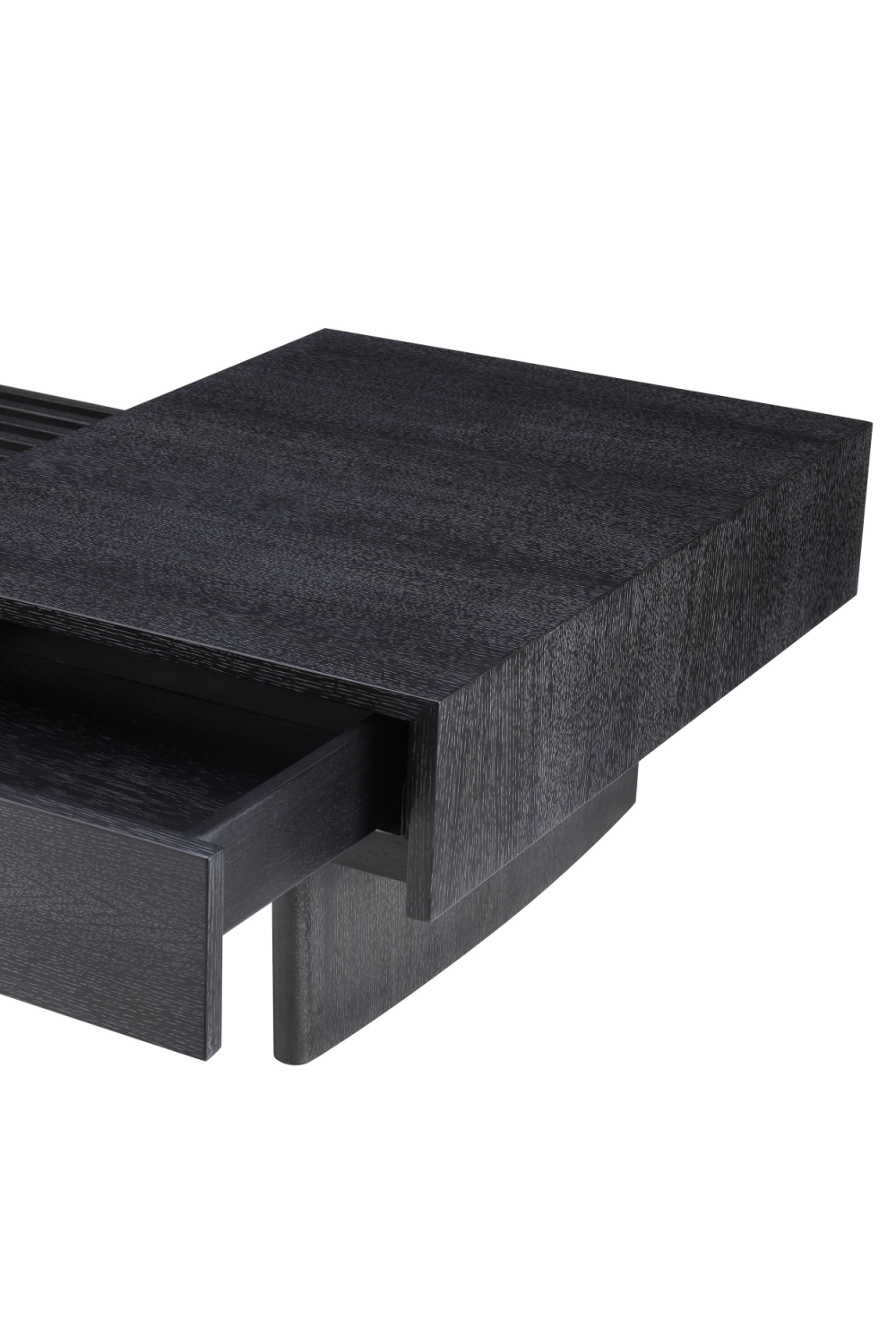 Charcoal Gray Oak Coffee Table | Eichholtz The Crest | OROA TRADE