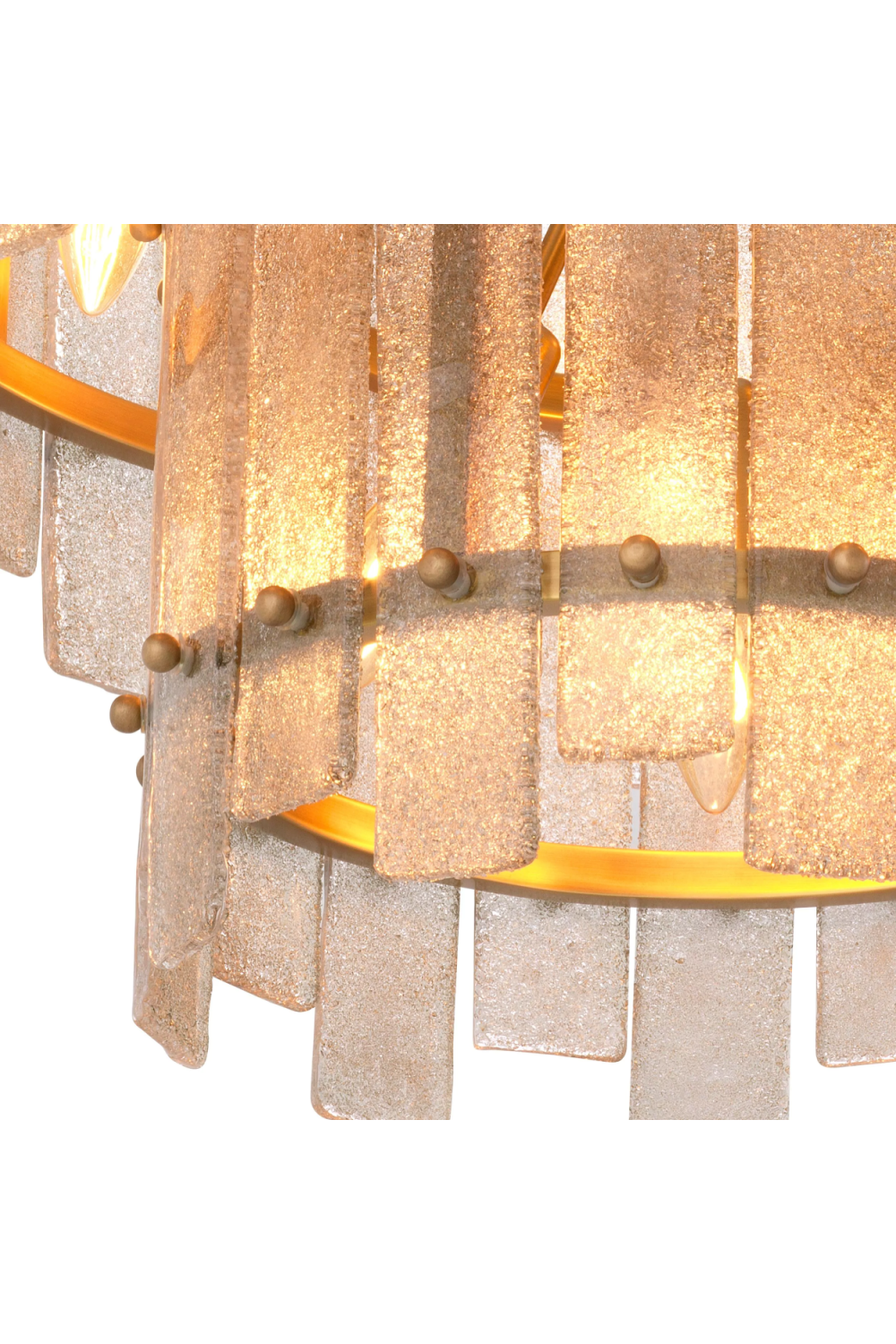 Frosted Hand-Blown Glass Chandelier | Eichholtz Caprera | OROA TRADE