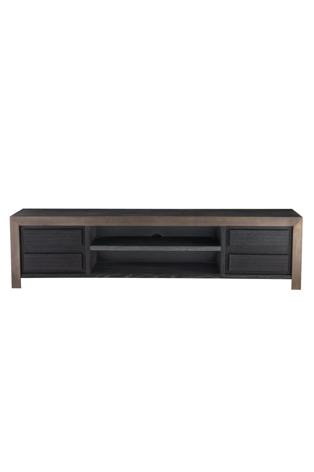 Metallic Framed Wooden TV Cabinet | Eichholtz Talbot | OROA.com