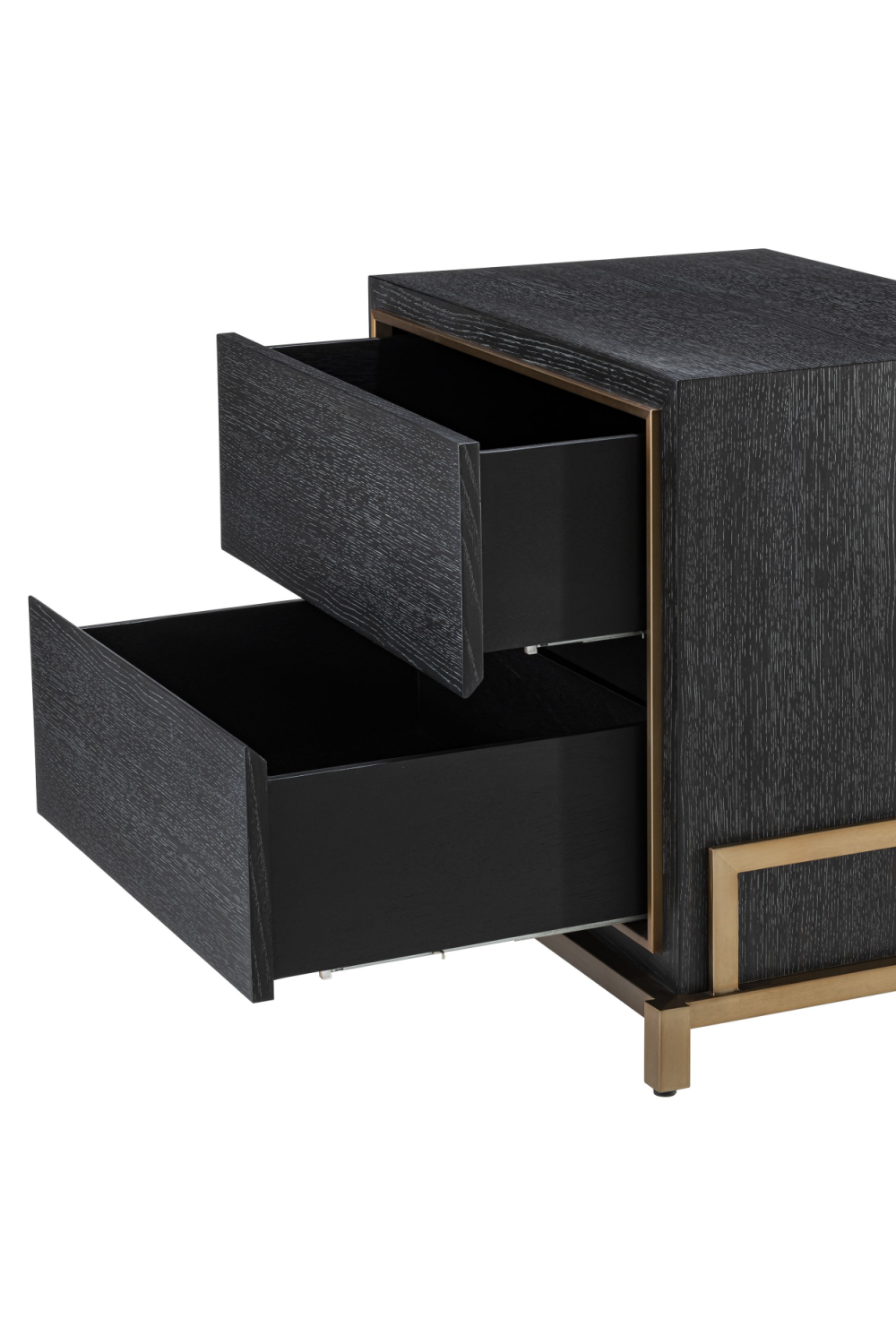 Charcoal Oak Bedside Table | Eichholtz Hazel | OROA