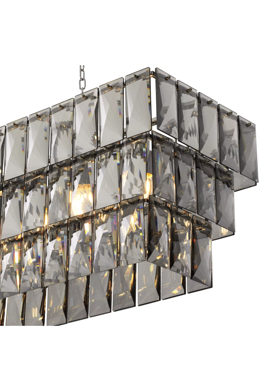 Rectangular Crystals Chandelier | Eichholtz Amazone | OROA