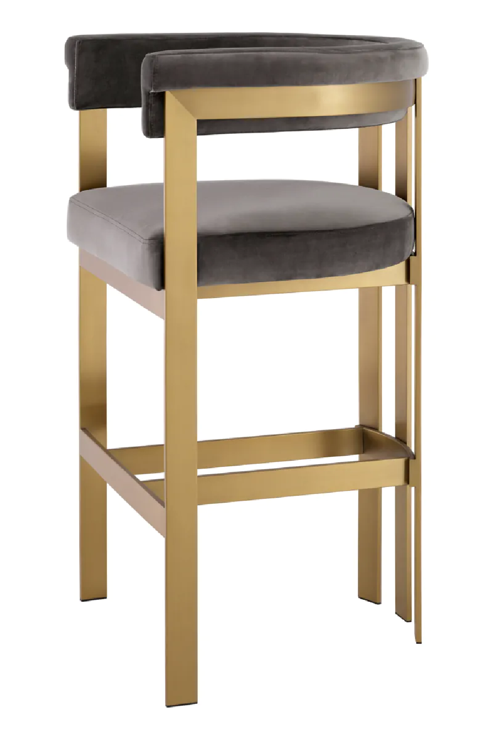 Modern Curved Bar Stool | Eichholtz Clubhouse | Oroa.com