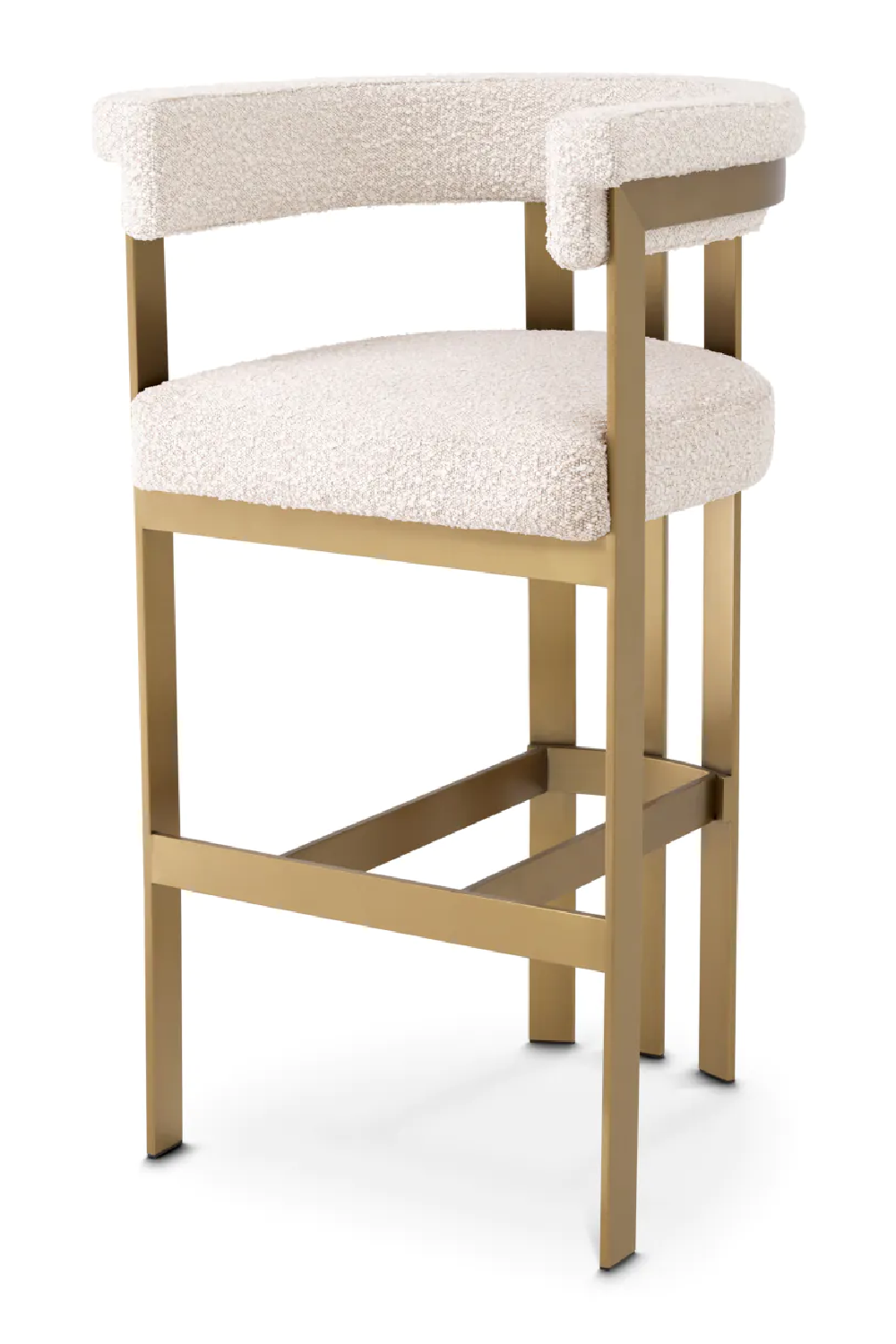 Modern Curved Bar Stool | Eichholtz Clubhouse | Oroa.com