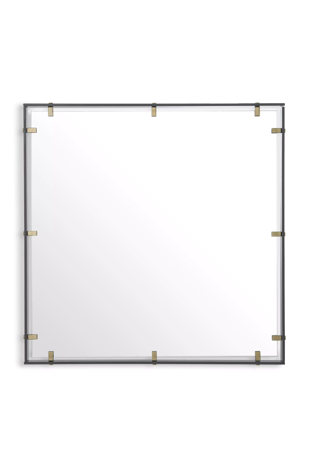 Smoke Glass Framed Mirror | Eichholtz Verona | OROA.com