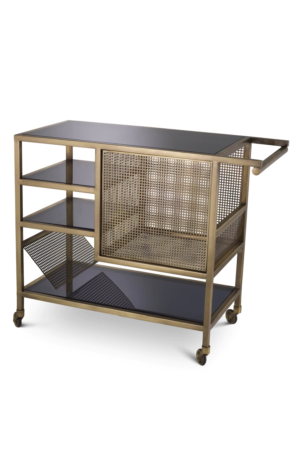 Vintage Brass Trolley | Eichholtz Sterling | Oroa.com