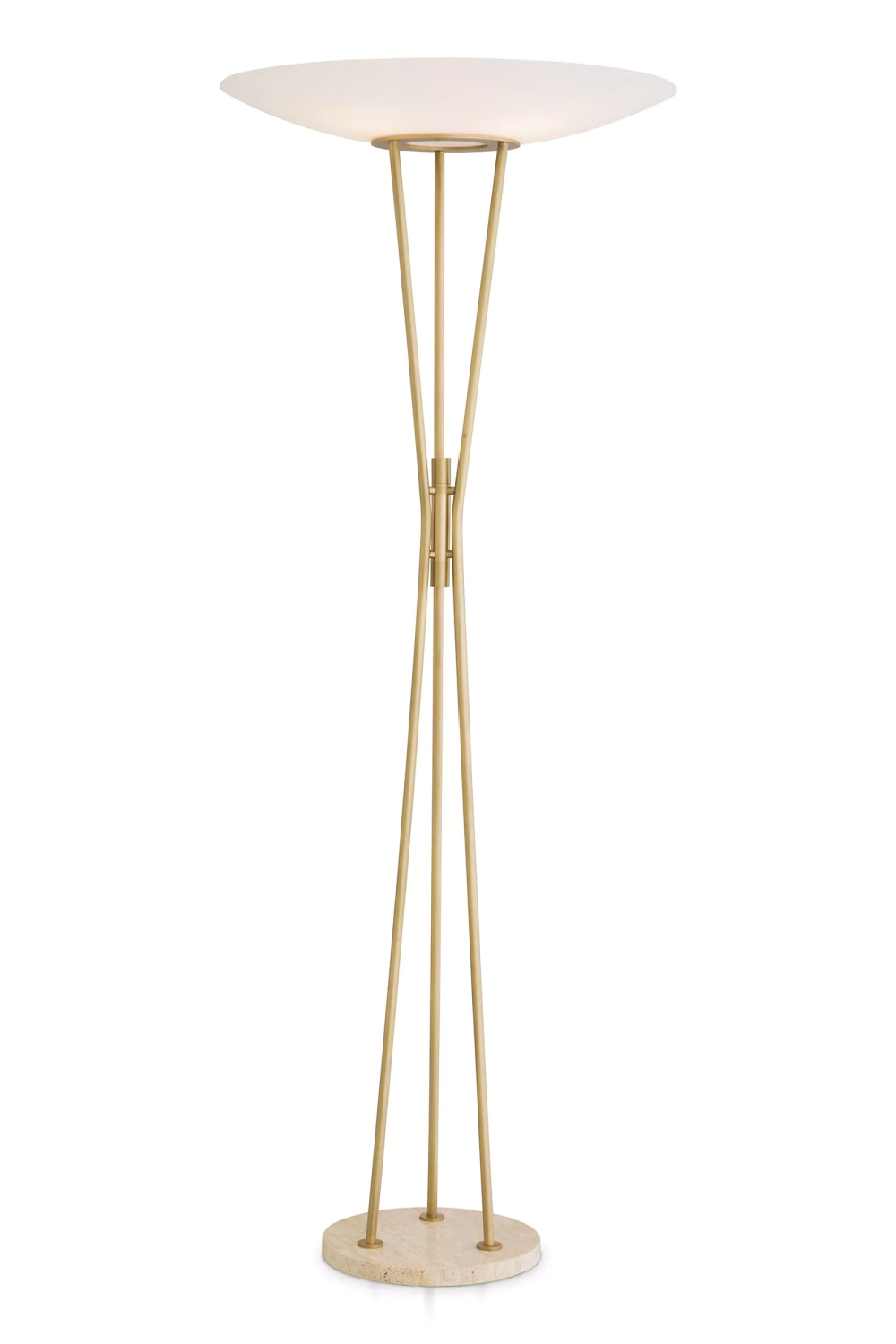 White Glass Floor Lamp | Eichholtz Collina | Oroa.com