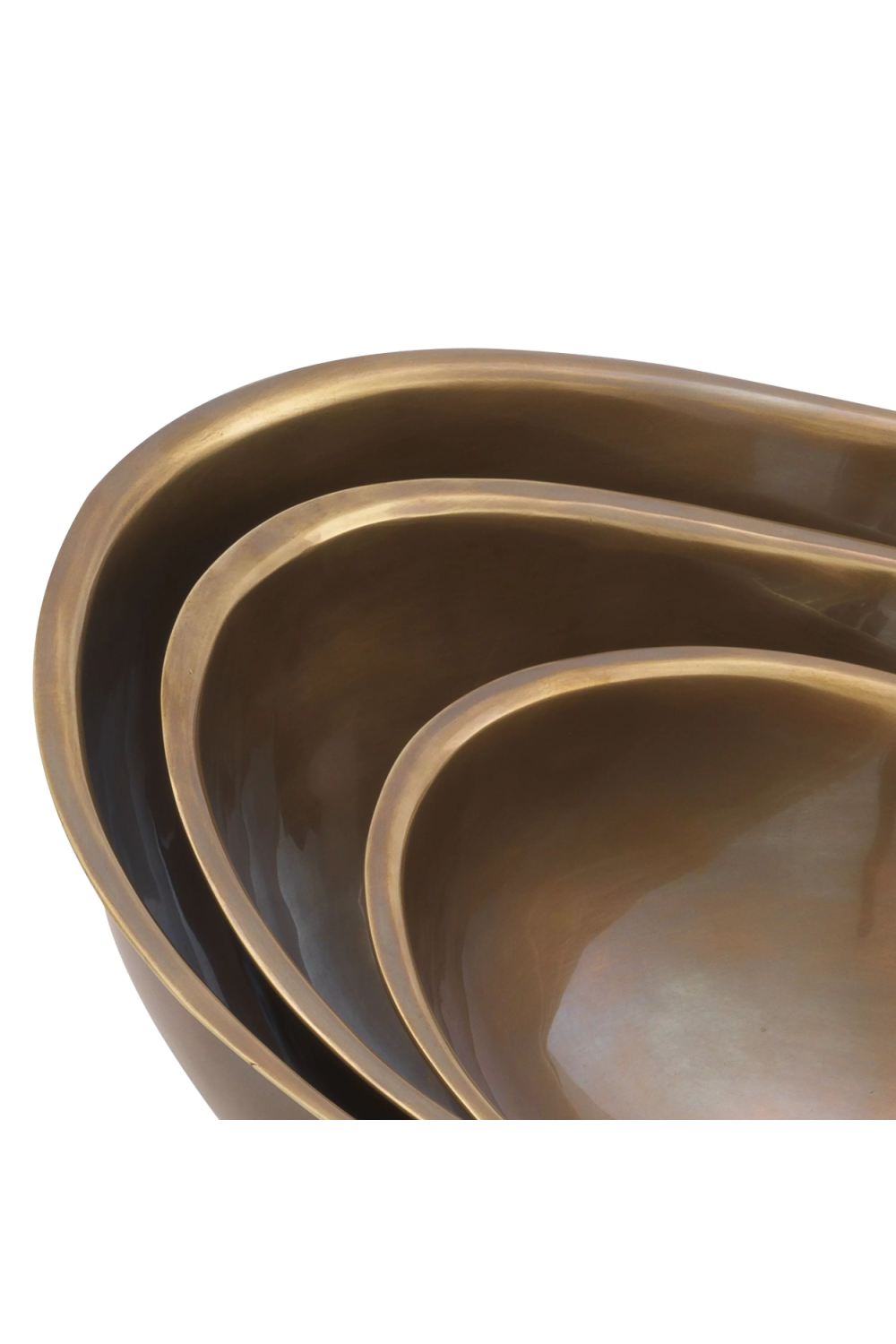 Vintage Brass Bowl Set (3) | Eichholtz Sena | Oroa.com