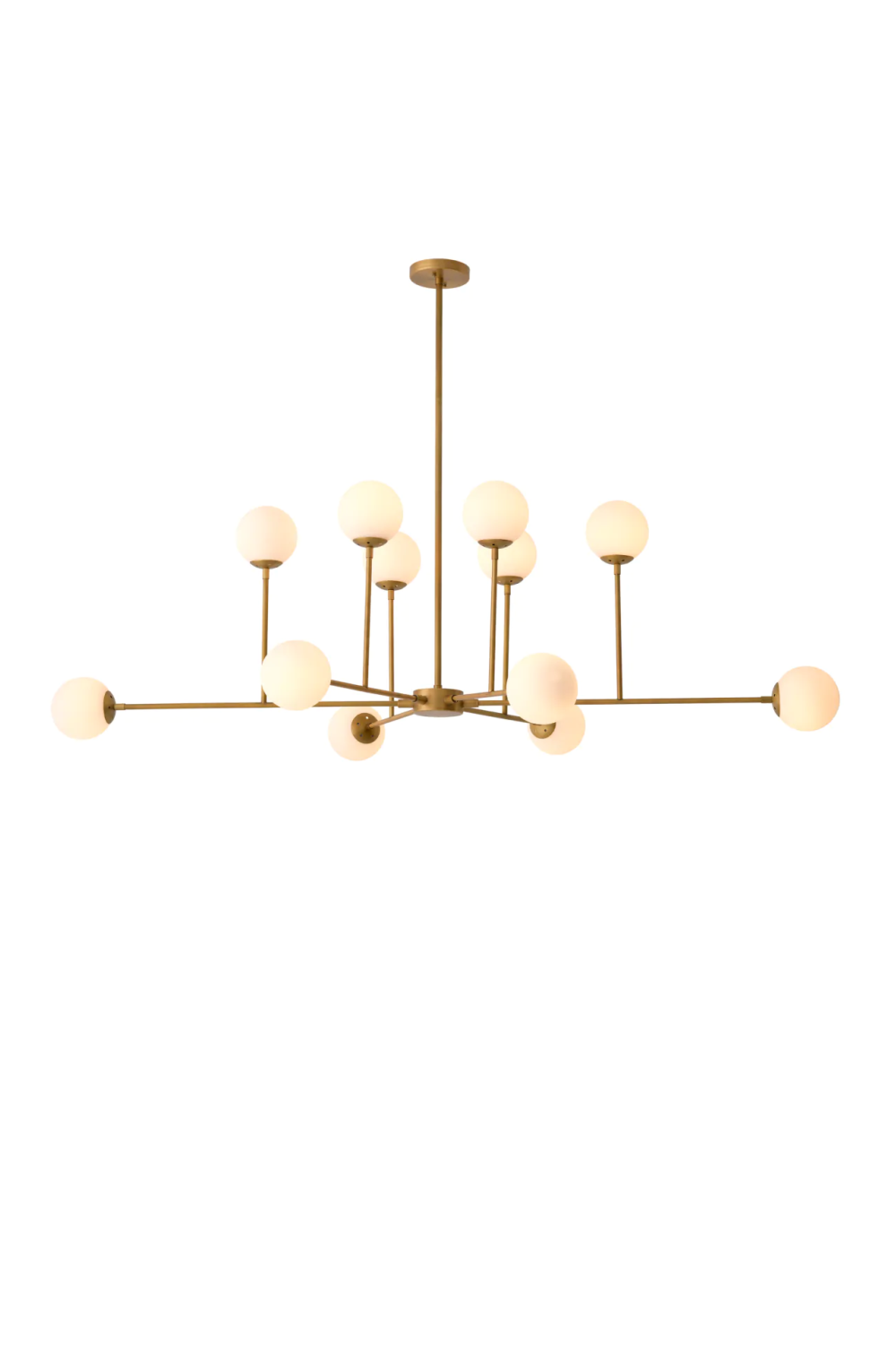 White Glass Orbs Chandelier | Eichholtz Aram | Oroa.com