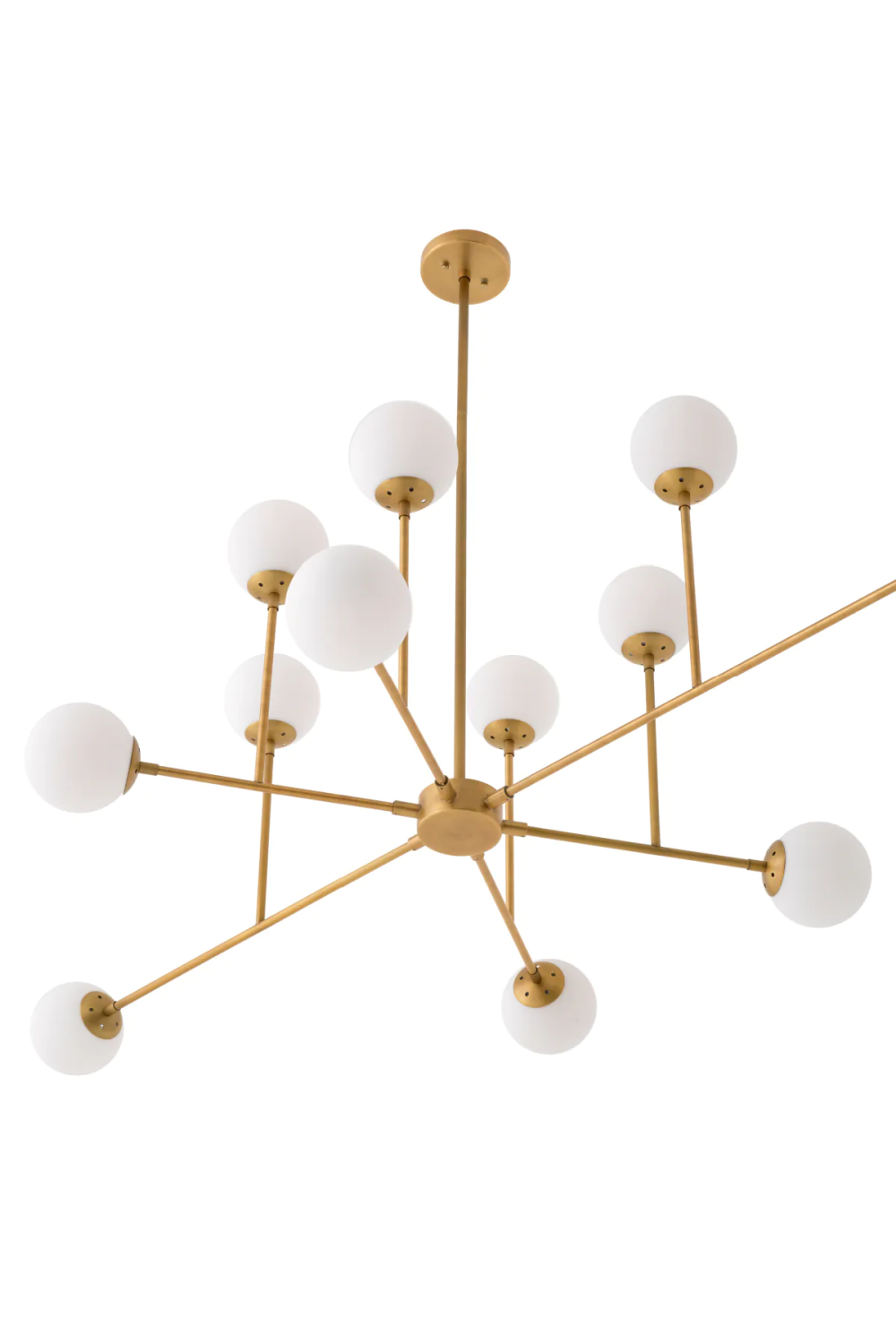 White Glass Orbs Chandelier | Eichholtz Aram | Oroa.com