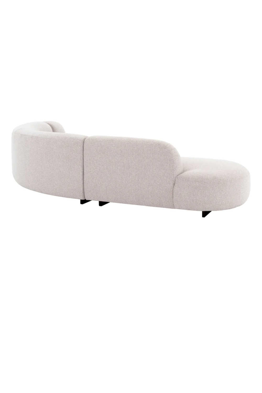 Light Gray Curved Outdoor Sofa | Eichholtz Björn | Oroa.com