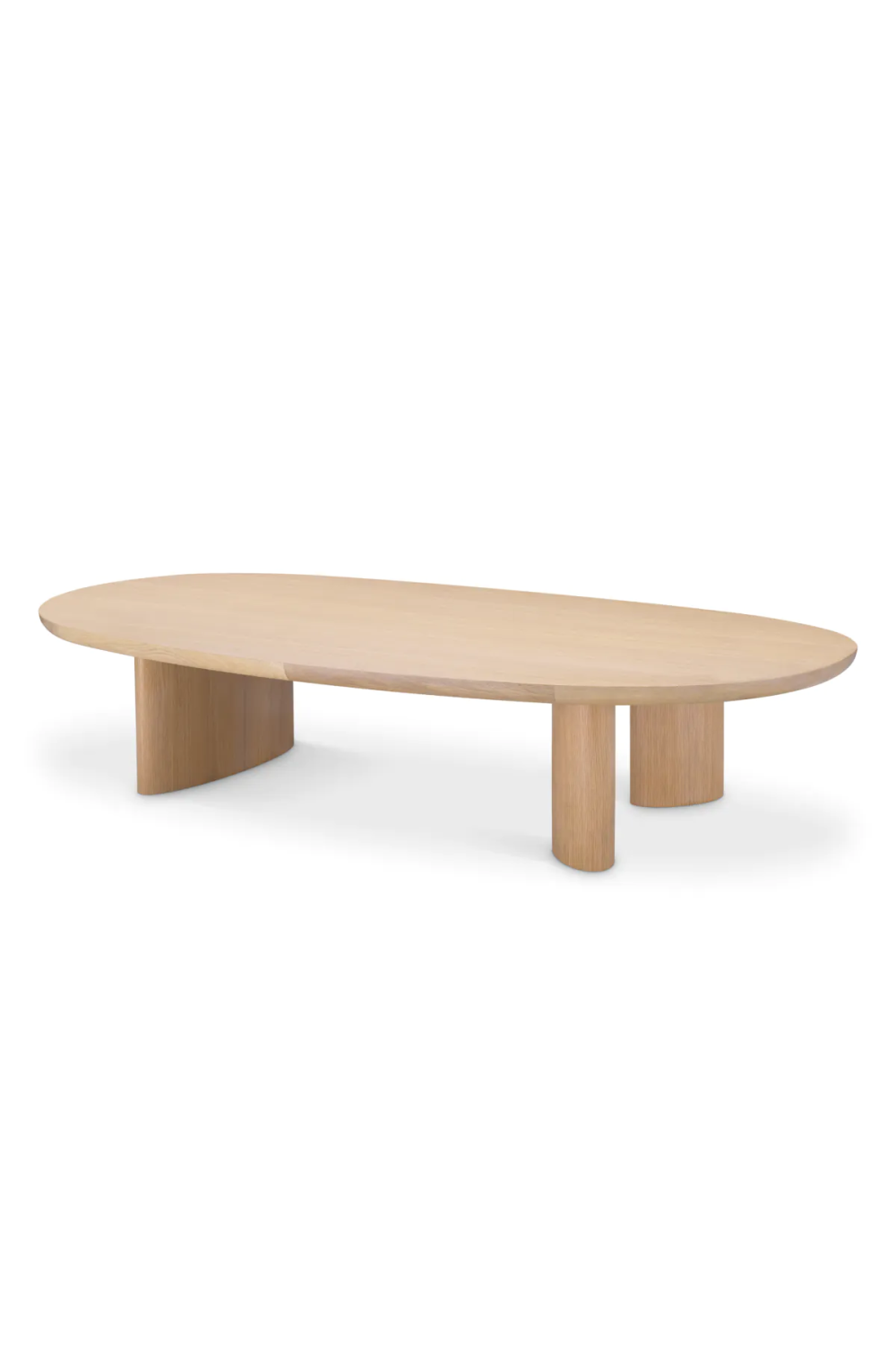 Scandi Oak Oval Coffee Table | Eichholtz Lindner | Oroa.com