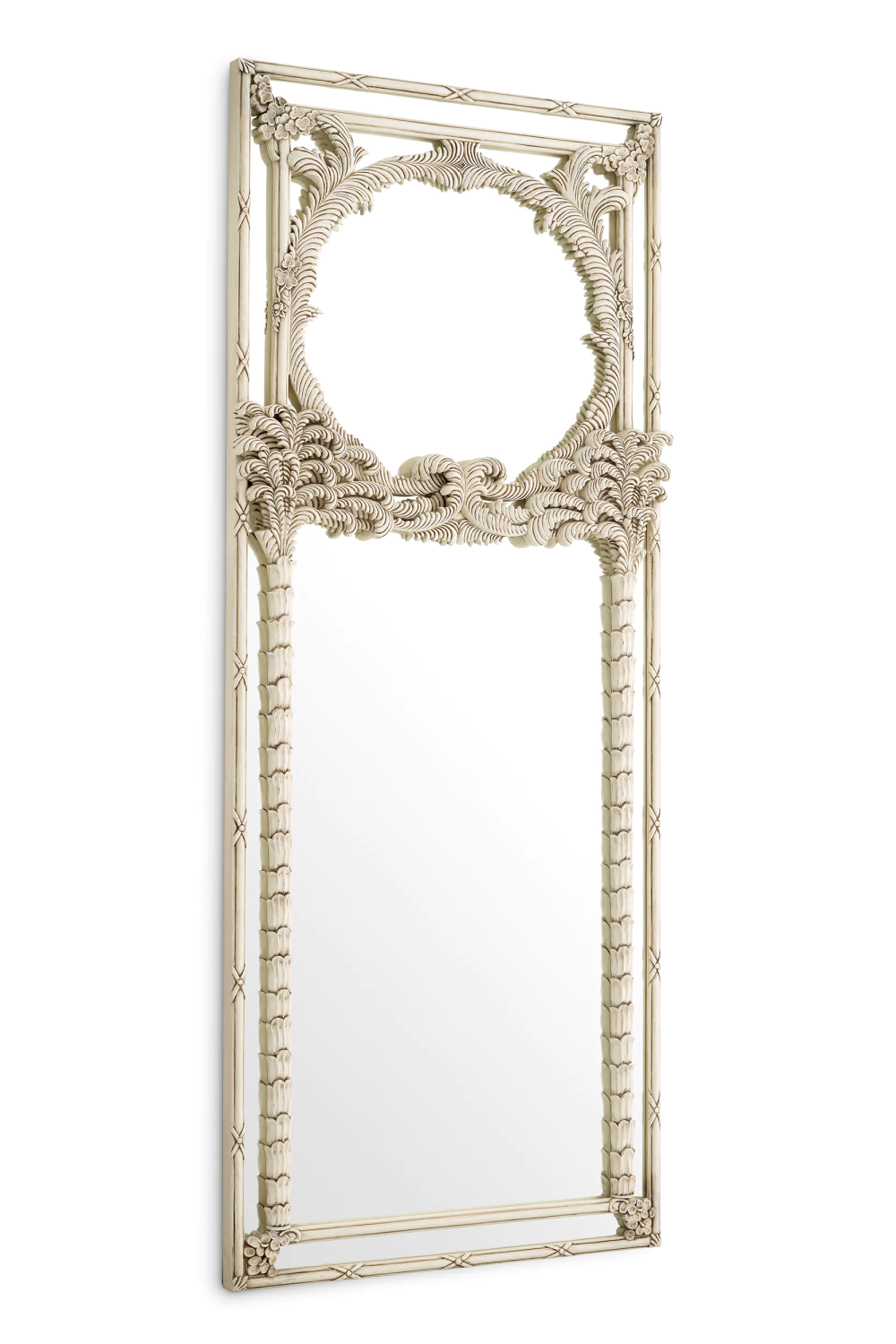 Hand-Carved Mahogany Mirror | Eichholtz Le Royal | Oroa.com